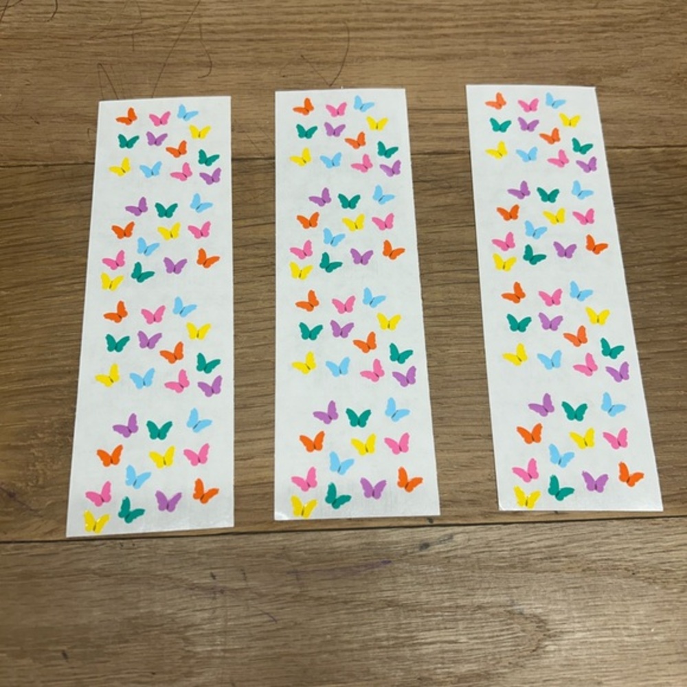 Mrs. Grossman’s vintage 1991 Colorful Butterfly Stickers